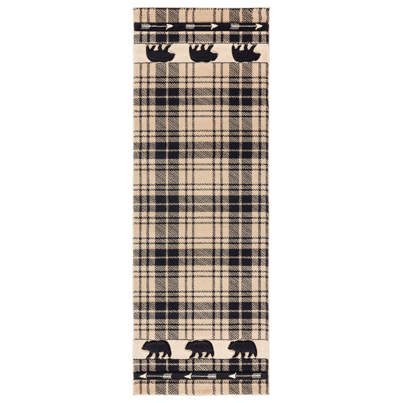 2055-Tartan_Bear Synthetic Blend Indoor Area Rug by United Weavers