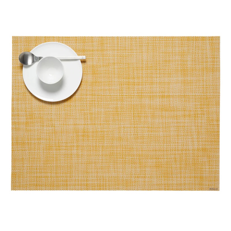 Chilewich Mini Basketweave Collection Ochre