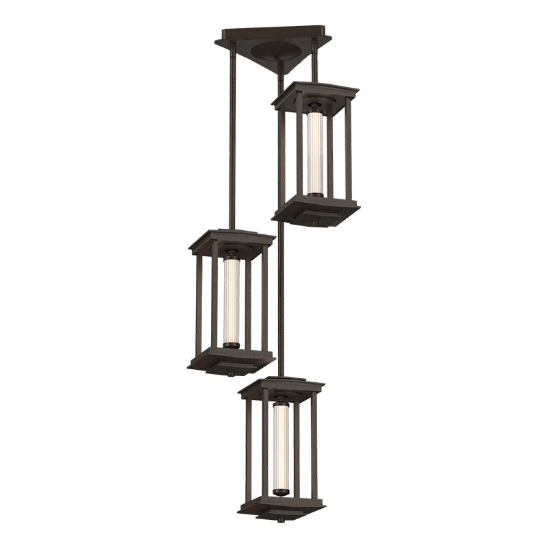 Hubbardton Forge 131635 Athena 3-lt 20″ Triple Short LED Lantern