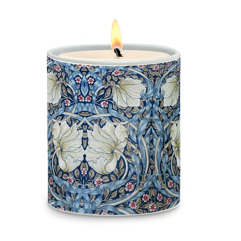 SUBLIMART: Floral – Porcelain Soy Wax Candle (Design #FLO15)