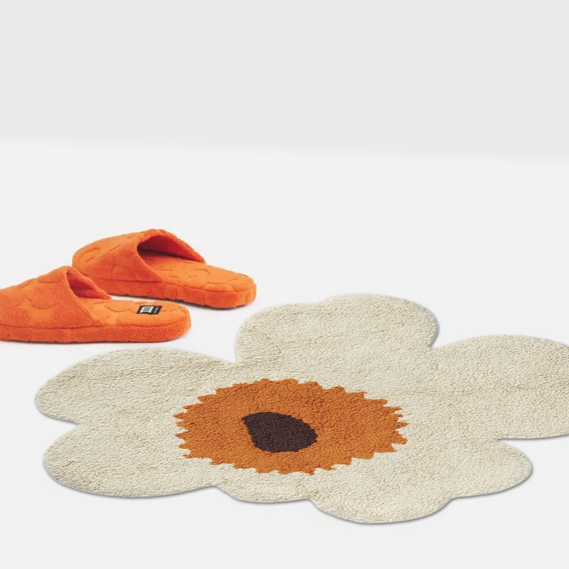 Unikko Organic Cotton Bathmat, Four Color Variants