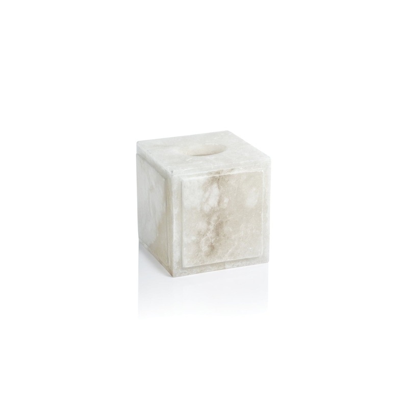 Cte d’Azur Alabaster Tissue Box