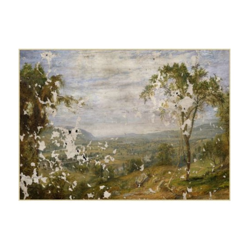 “Aged Countryside” Framed Art Print