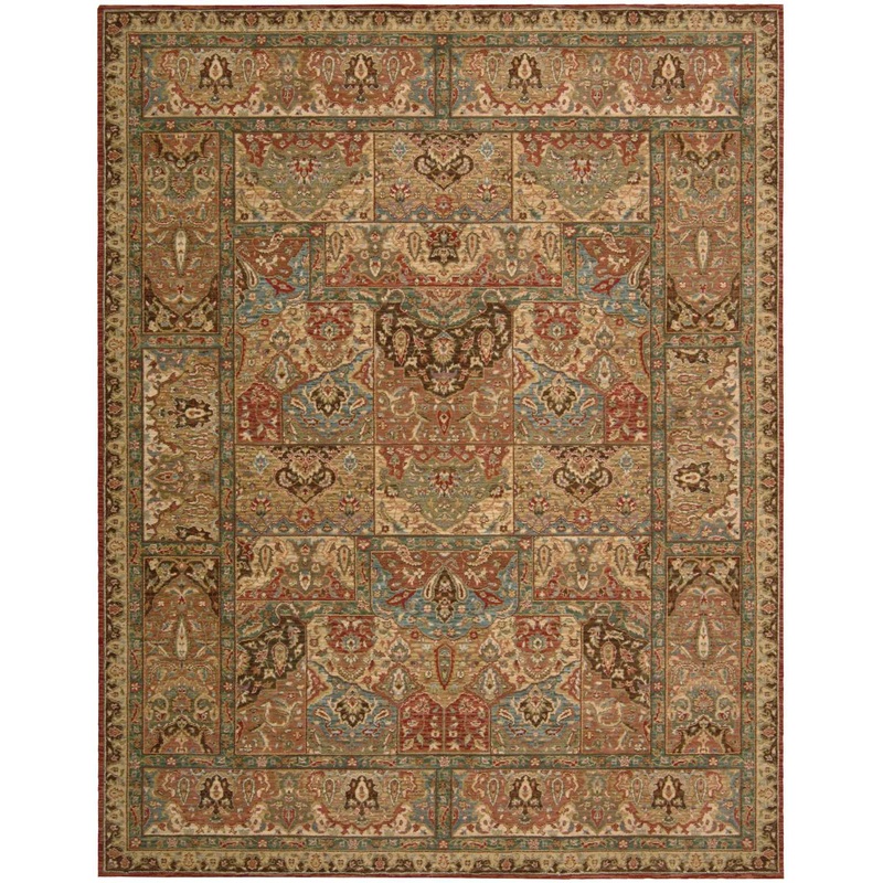 Nourison Living Treasures 8’3″ x 11’3″ Multicolor Traditional Indoor Rug