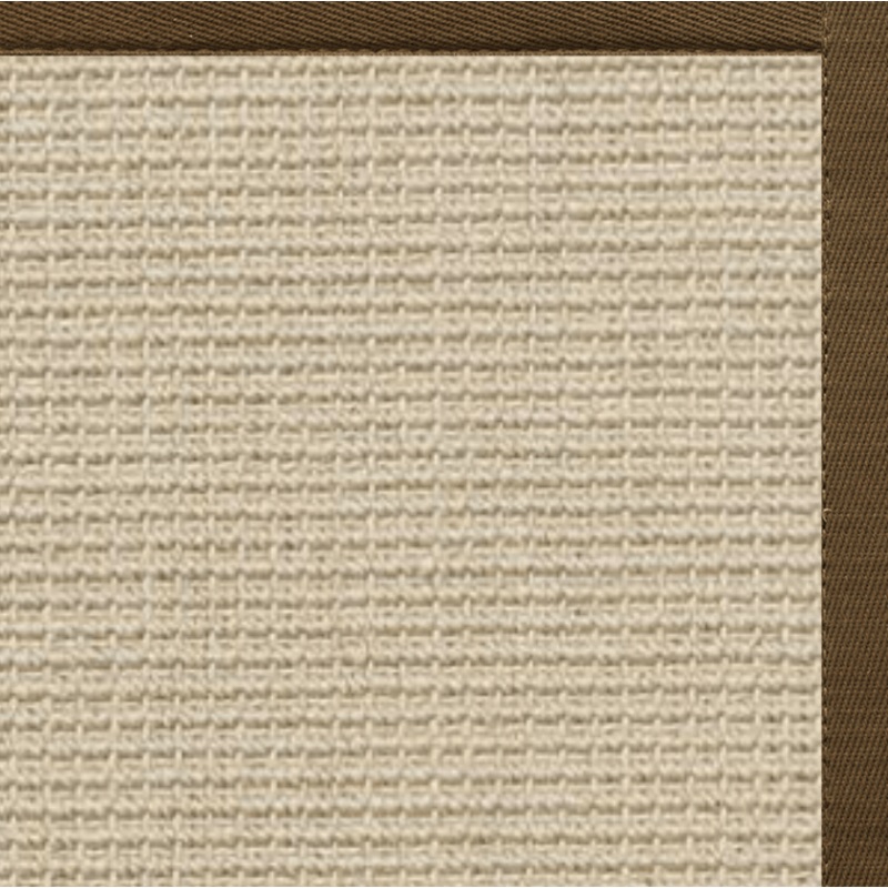 Linen Color Brasilia Sisal Rug with Marsh Cotton Border