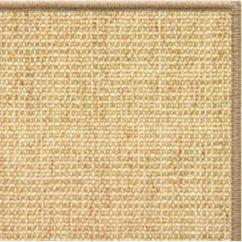 Sand Sisal Rug with Serged Border (Color 29315)