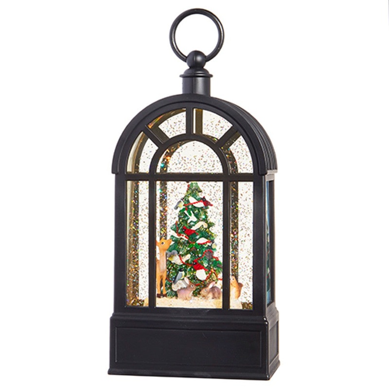 10.25″ Forest Animal and Tree Lighted Water Greenhouse