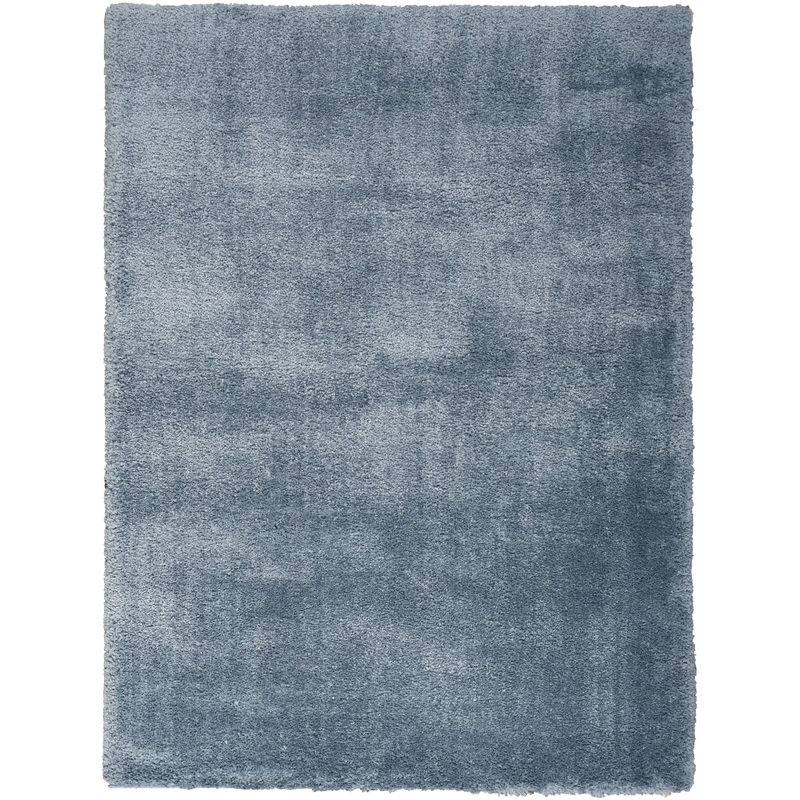 Nourison Dreamy Shag 4′ x 6′ Light Blue Shag Indoor Rug