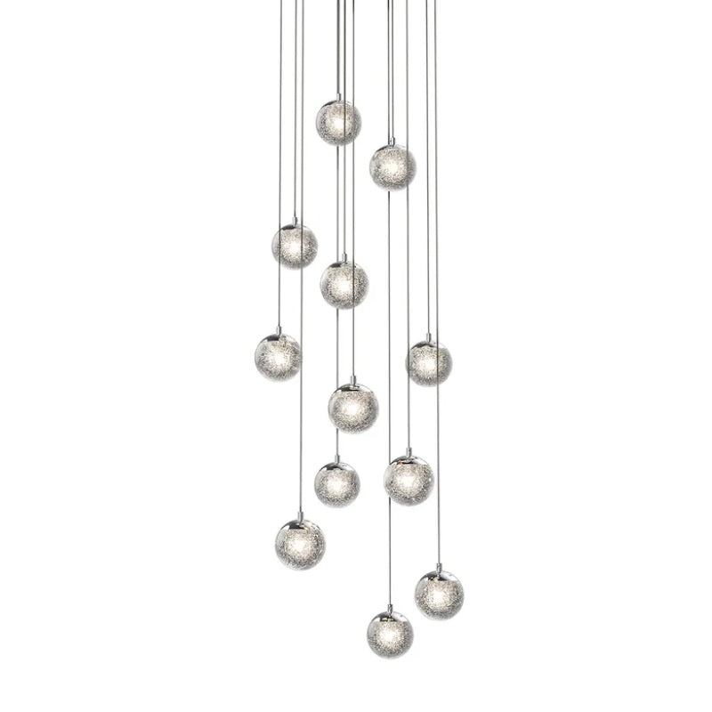 Sonneman 2965 Champagne Bubbles 12-lt 17″ Round LED Chandelier