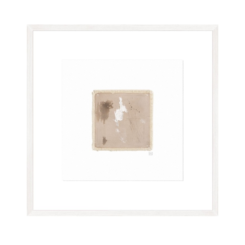 “Organic Neutrals XVII” Framed Art Print