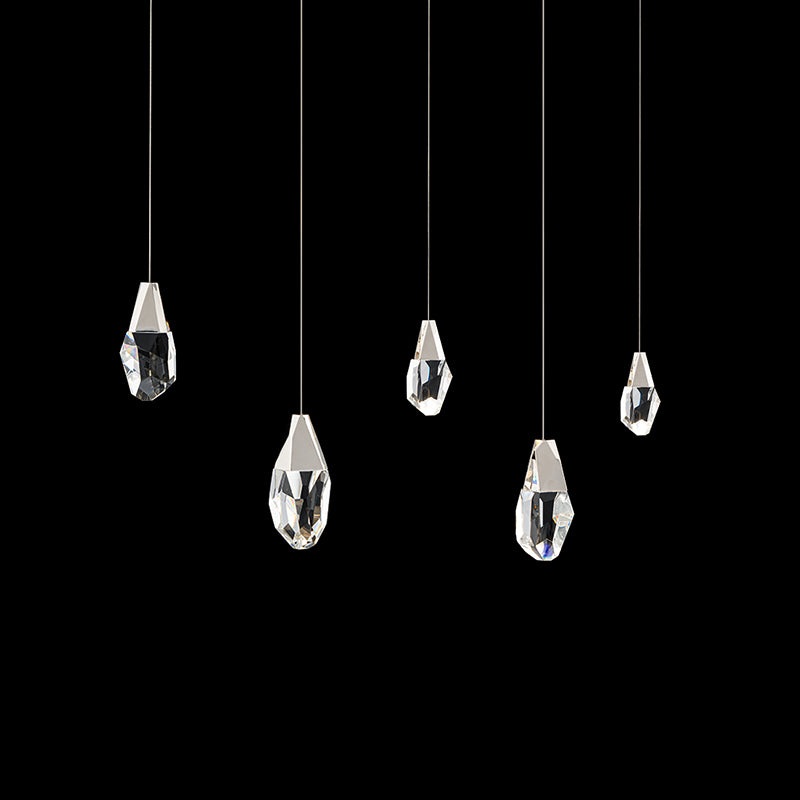 Schonbek Beyond BPD20203L Martini 3-lt 40″ LED Chandelier Linear Canopy
