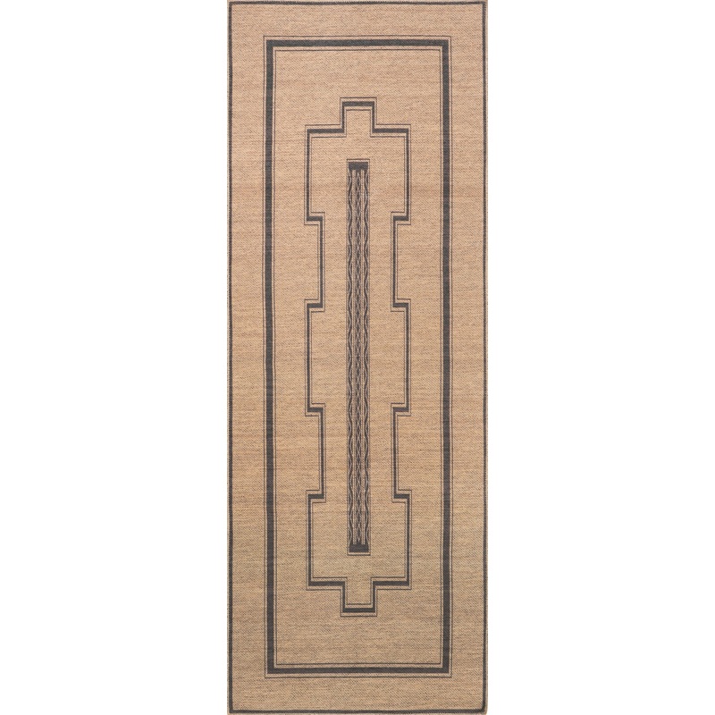 Amelina Easy-Jute Washable Southwestern Rug | Brown