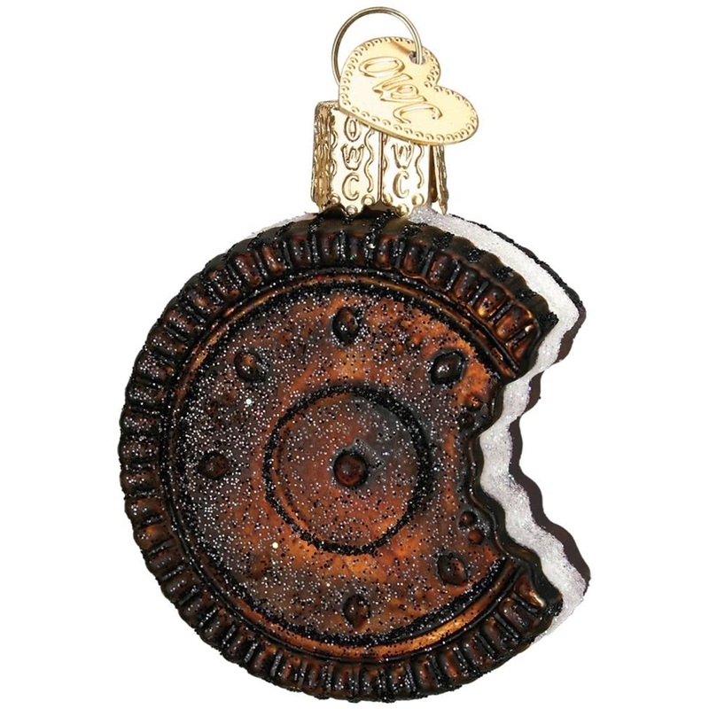 Old World Christmas Glass Blown Ornament Sandwich Cookie