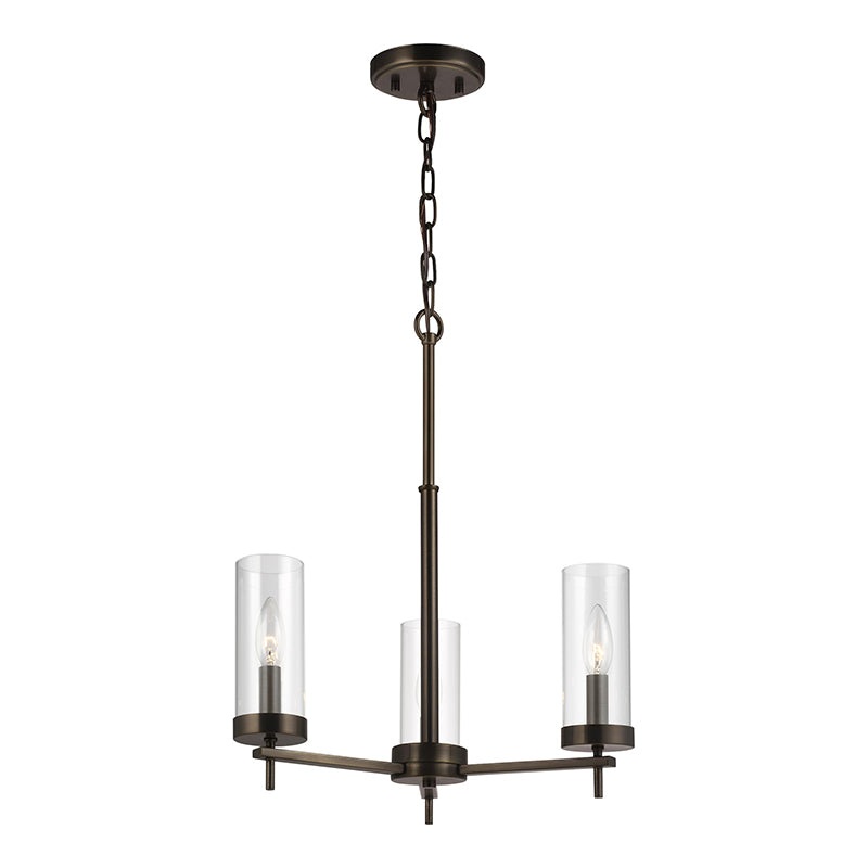 Visual Comfort 3190303EN Zire 3-lt 18″ LED Chandelier