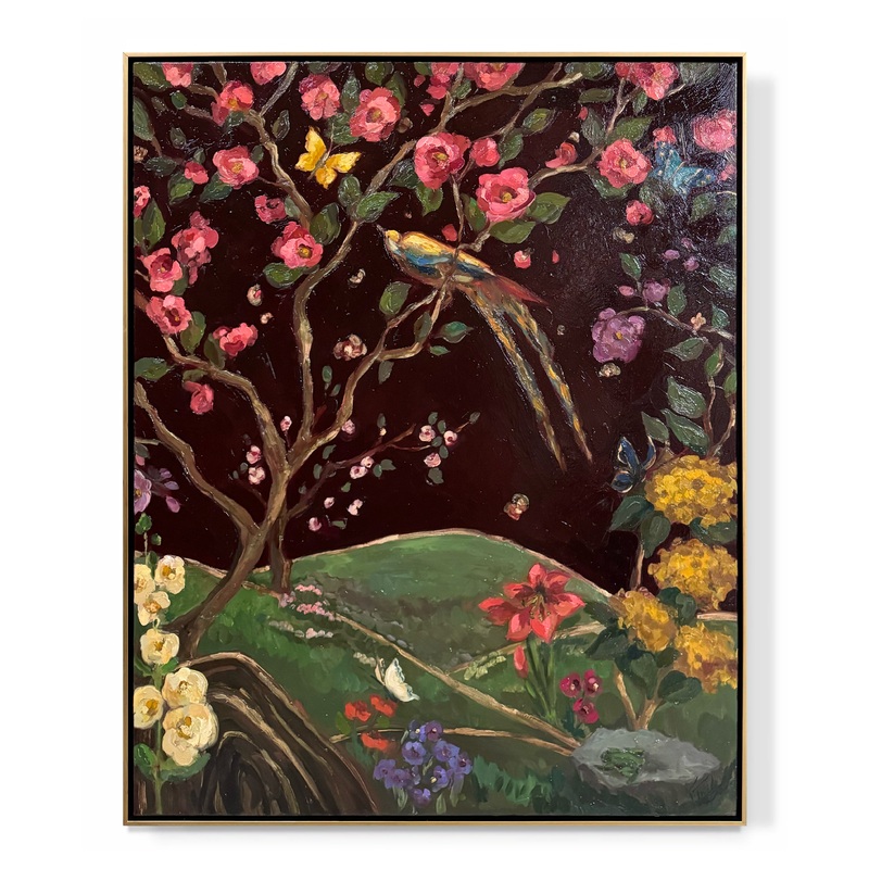 “Aubergine Chinoiserie”