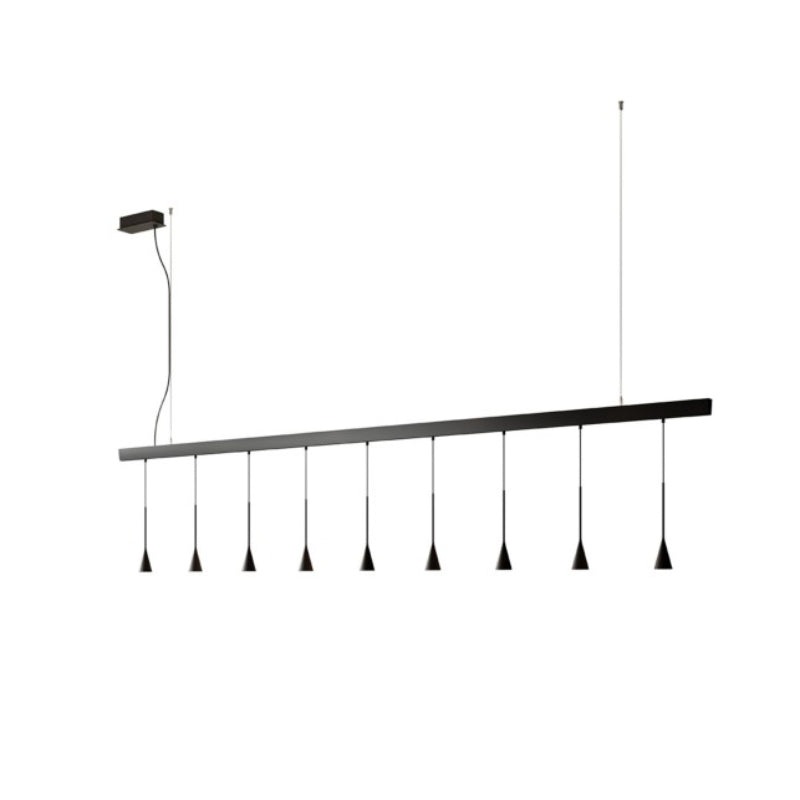Bover Skybell Linear S/9L/23 9-lt 92″ LED Pendant, Up and Down Light