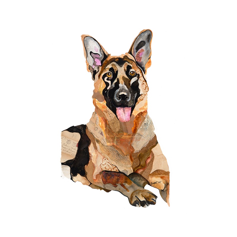 “German Shepherd” Archival Print