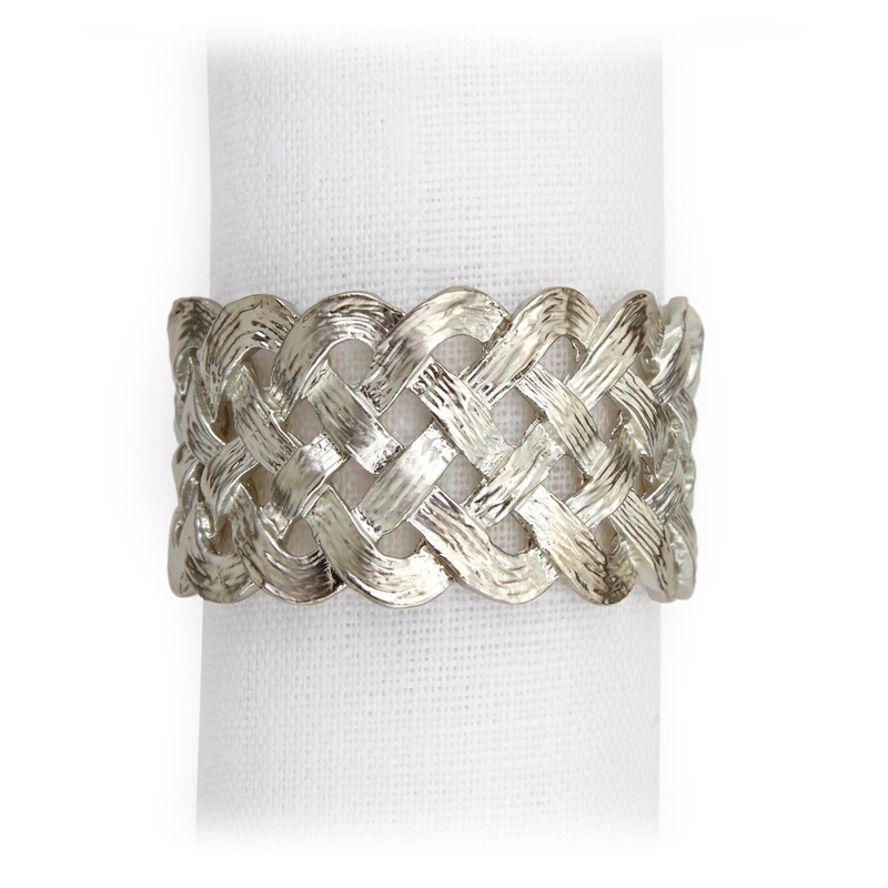 L’Objet Braid Napkin Jewels (Set of 4)