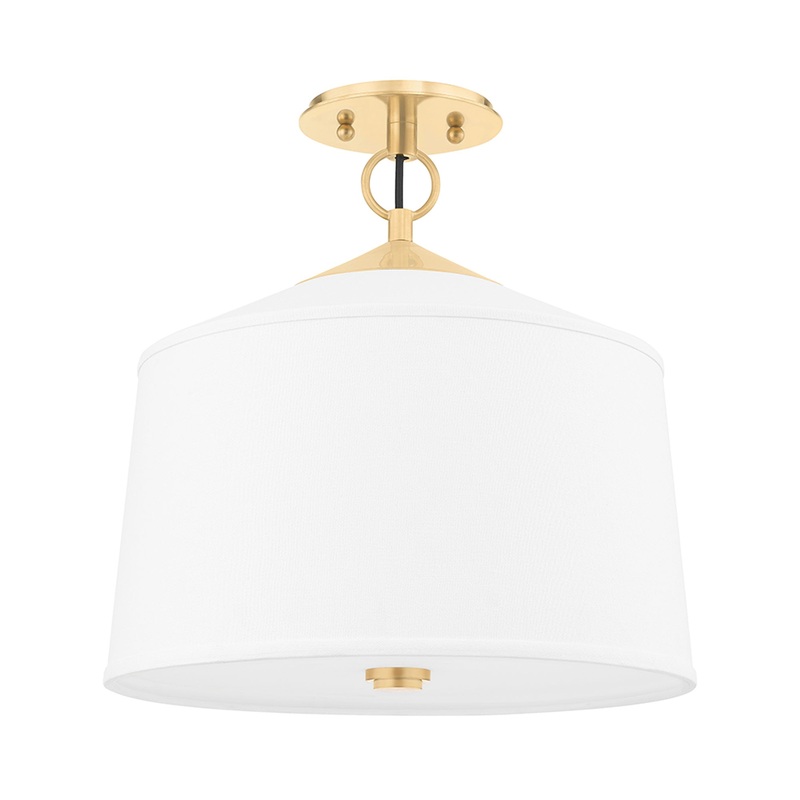 White Plains Semi-Flush Mount Ceiling Light