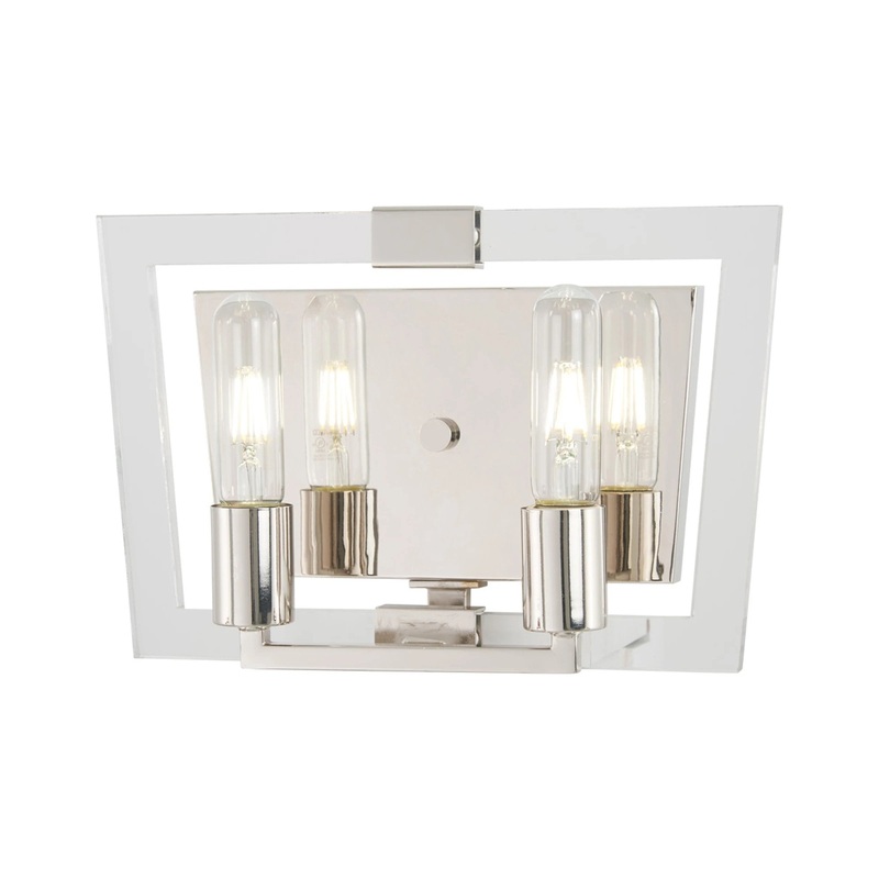 Crystal Chrome Bath Vanity Light