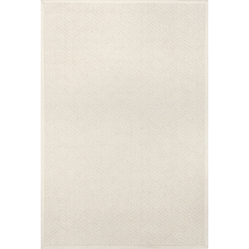Aisha Monochrome Texture Rug | Cream