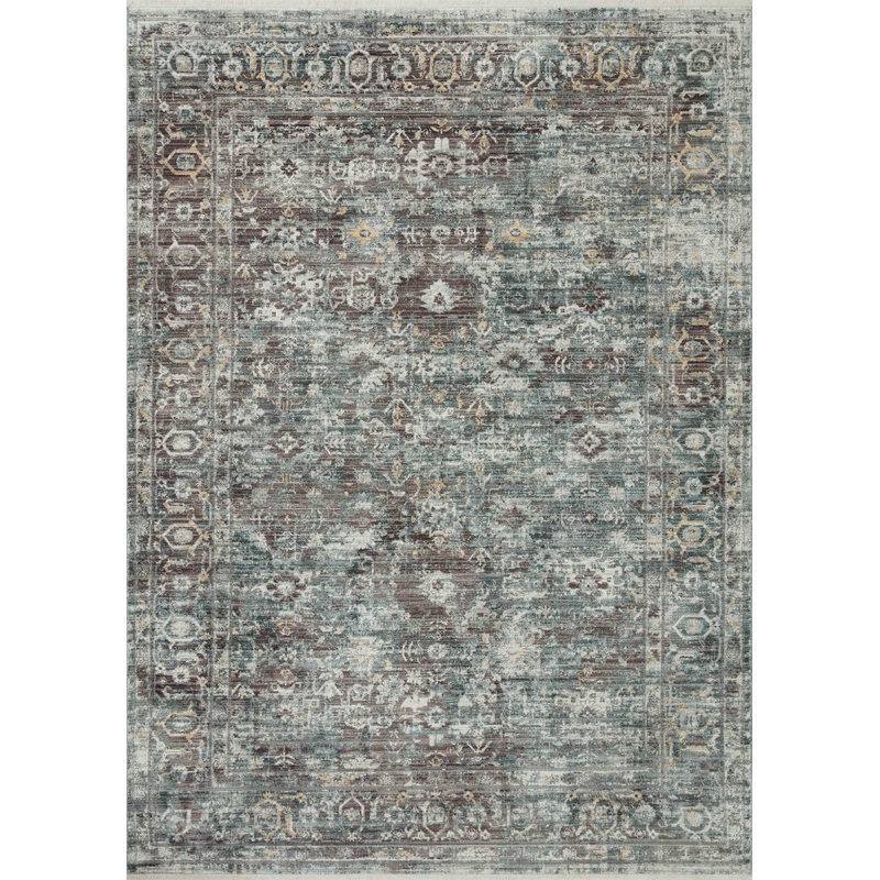 Loloi Bonney Rug | Slate / Teal