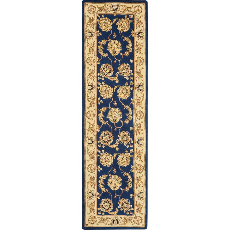 Nourison Nourison 2000 2’3″ x 8′ Navy Traditional Indoor Rug