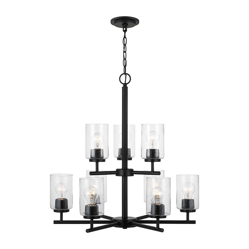 Generation 31172EN7 Oslo 9-lt 26″ LED Chandelier