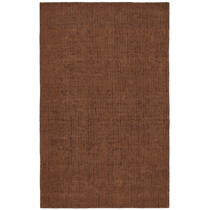 Afton Tufted Wool Custom Rug | Caramel