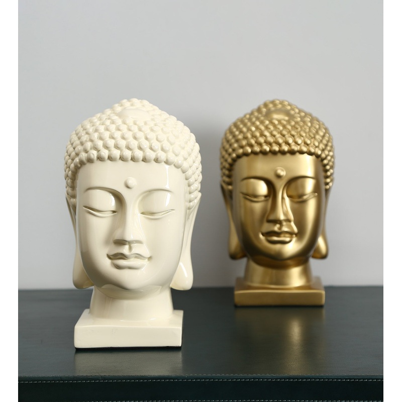 Buddha Head White