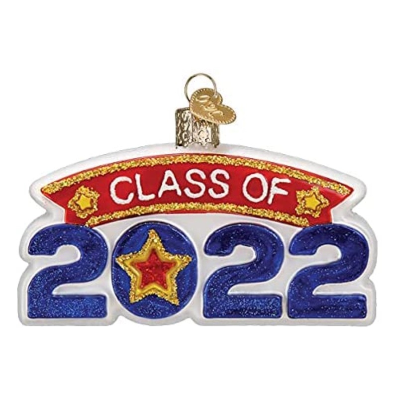 Old World Christmas Glass Blown Ornament, Class of 2022