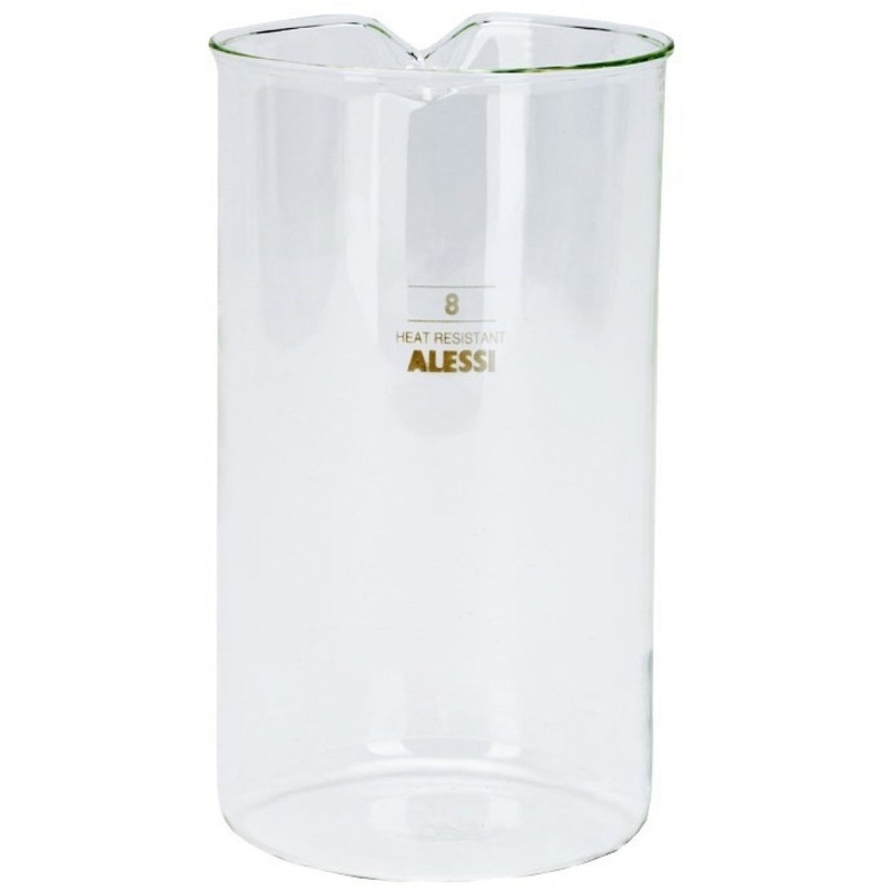 Alessi 35741 French Coffee Press Replacement Glass 8 cup