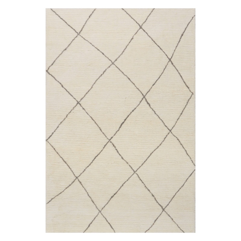 Beachwood Trellis Wool Rug | Ivory