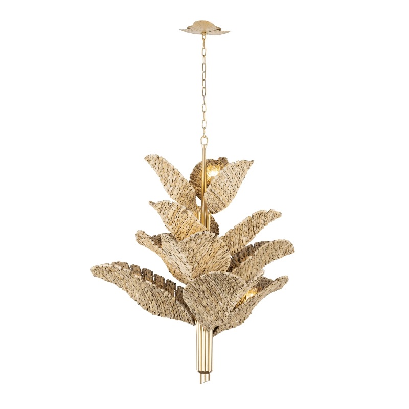 Varaluz 901C12 Banana Leaf 12-lt 44″ Chandelier