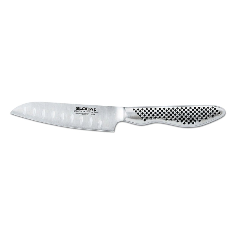 Global Classic Hollow Ground 4″ Santoku, GS-57