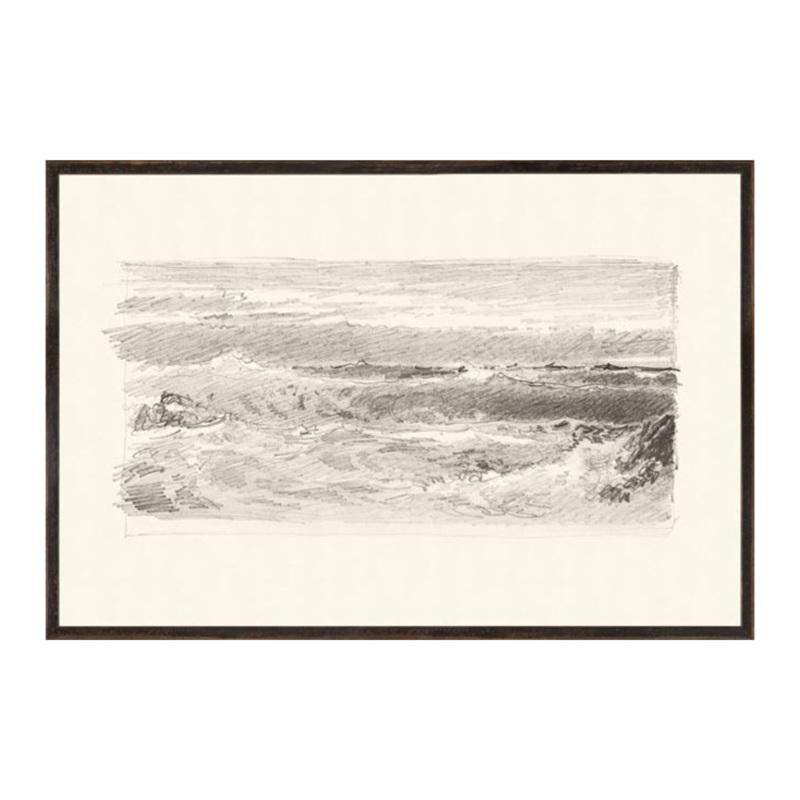 Stormy Ocean VI Framed Art Print