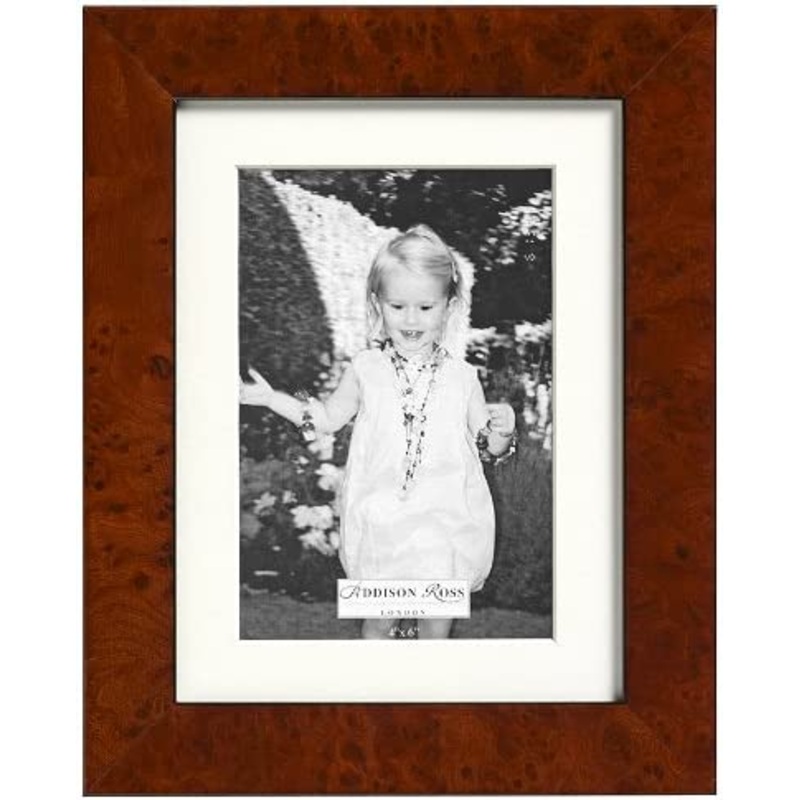 Addison Ross Walnut Poplar Photo Frame, 6×8
