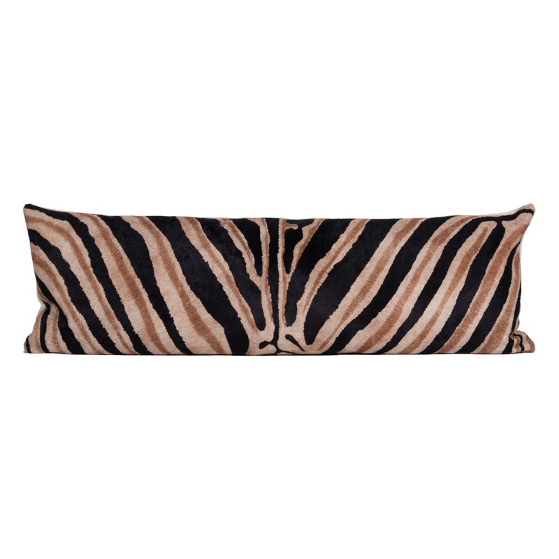 ZEBRA HIDE LUMBAR PILLOW