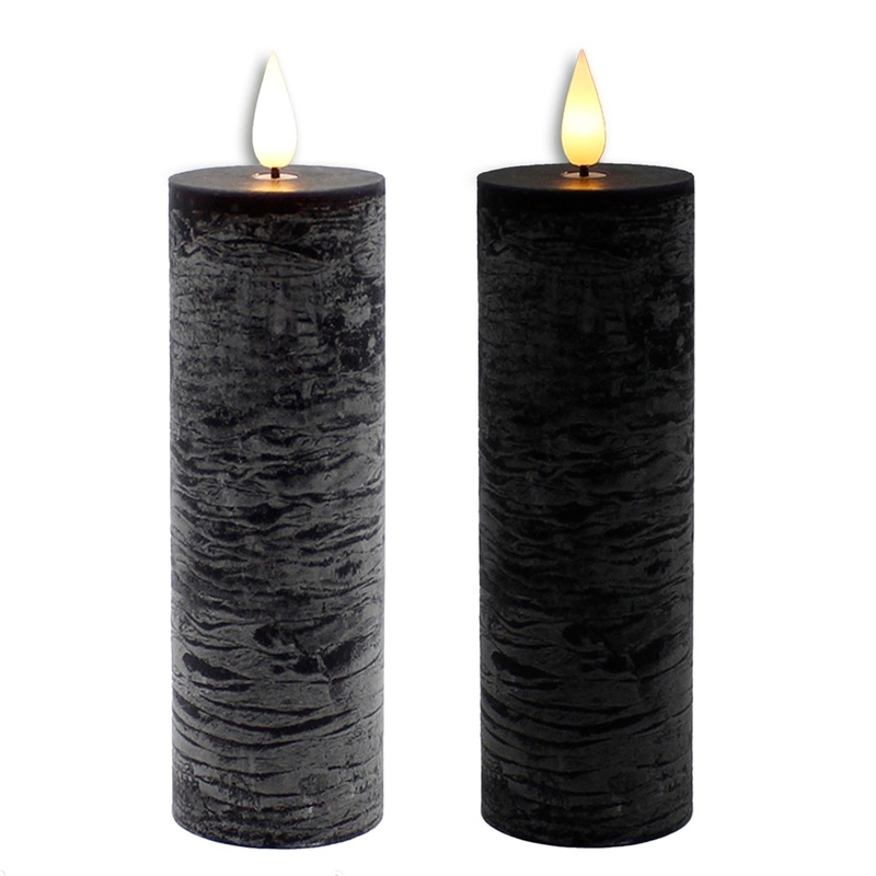 6″ Black LED Votive