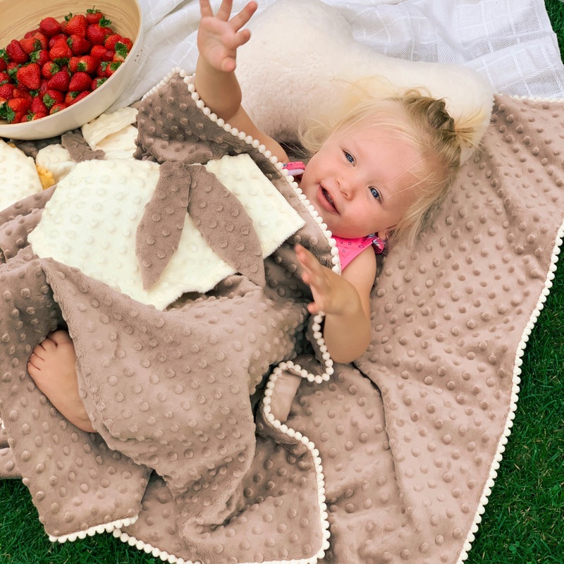 2in1 Blanket with sewn-up Baby Comforter