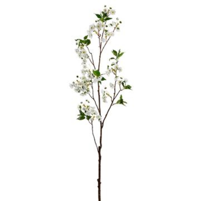 Cherry Blossom Branch – White