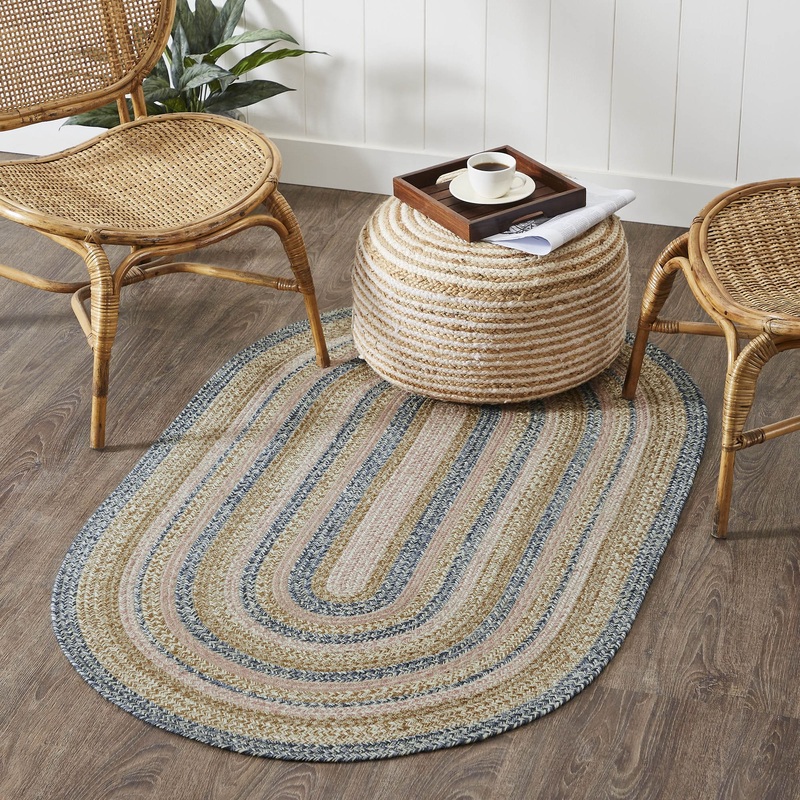 Kaila Jute Rug Oval w/ Pad 36×60
