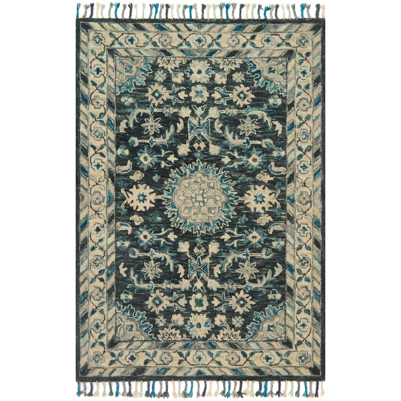 Loloi Zharah Rug | Teal / Grey