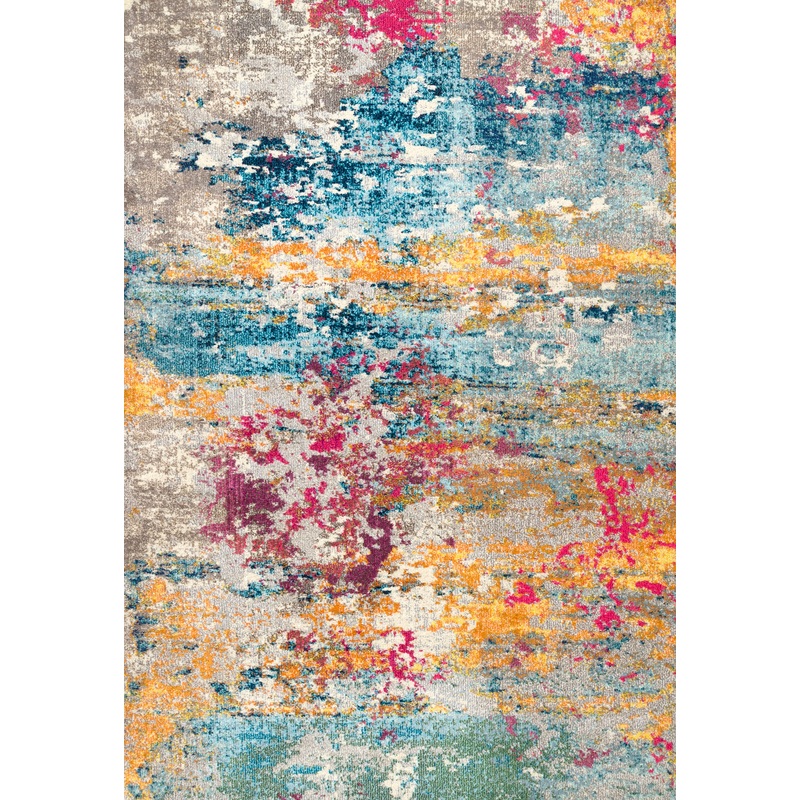 Abstract Nebula Rug | Multicolor