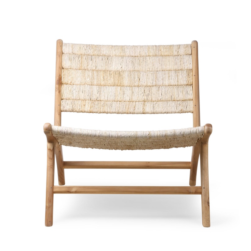 Abaca/Teak Lounge Chair