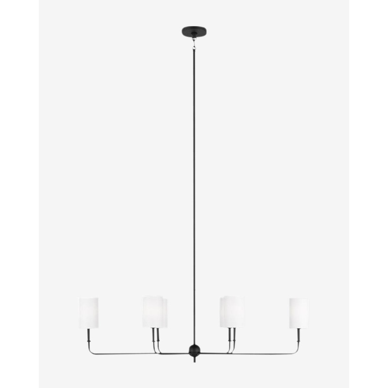 Foxdale Six Light Linear Chandelier