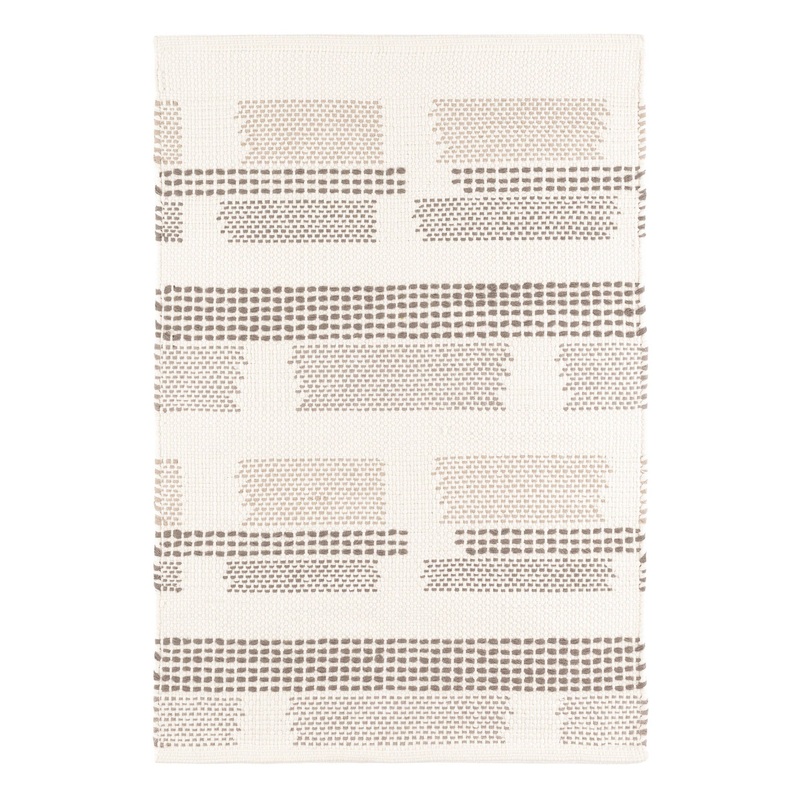 Tread Lightly Handwoven Cotton Rug | Grey