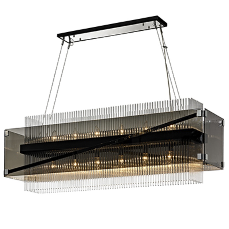 Troy F5908 Apollo 12-lt Island Chandelier