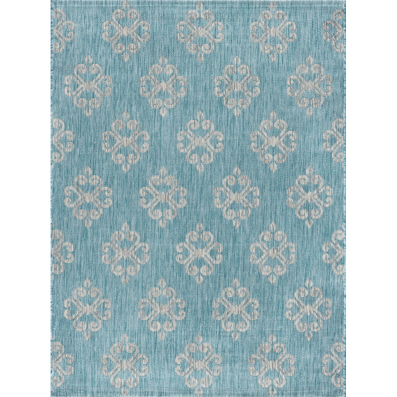 Veranda-VND15 Flat Weave Synthetic Blend Indoor/Outdoor Area Rug by Tayse Rugs