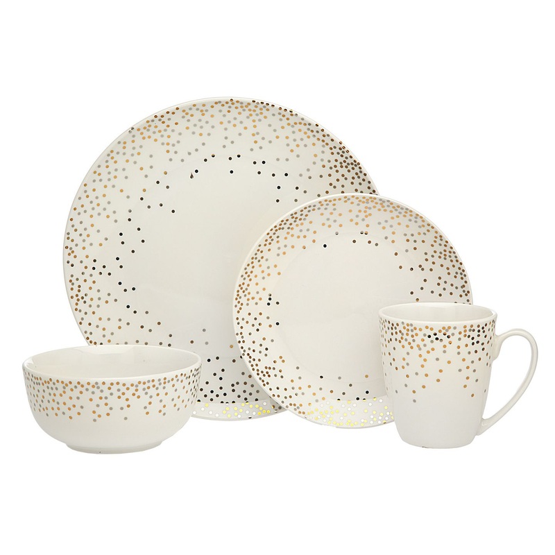 Godinger Alora Glam 16 pc. set, Service for 4